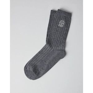 Brunello Cucinelli Bicolor Cashmere Men's Socks